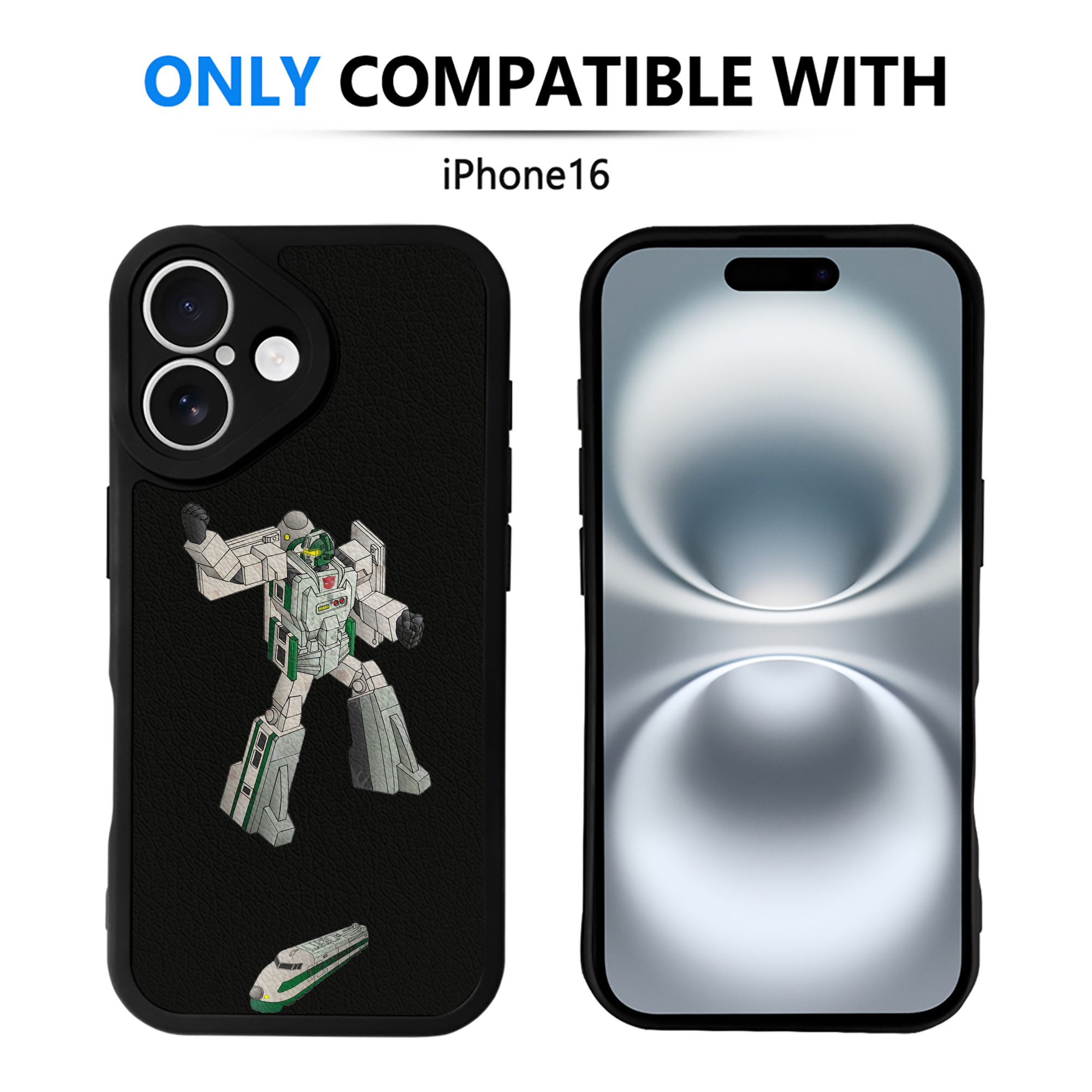 （画像用）  【iPhone 16シリーズ対応】シリコンスマホケース（レザー調） 材質：シリコン